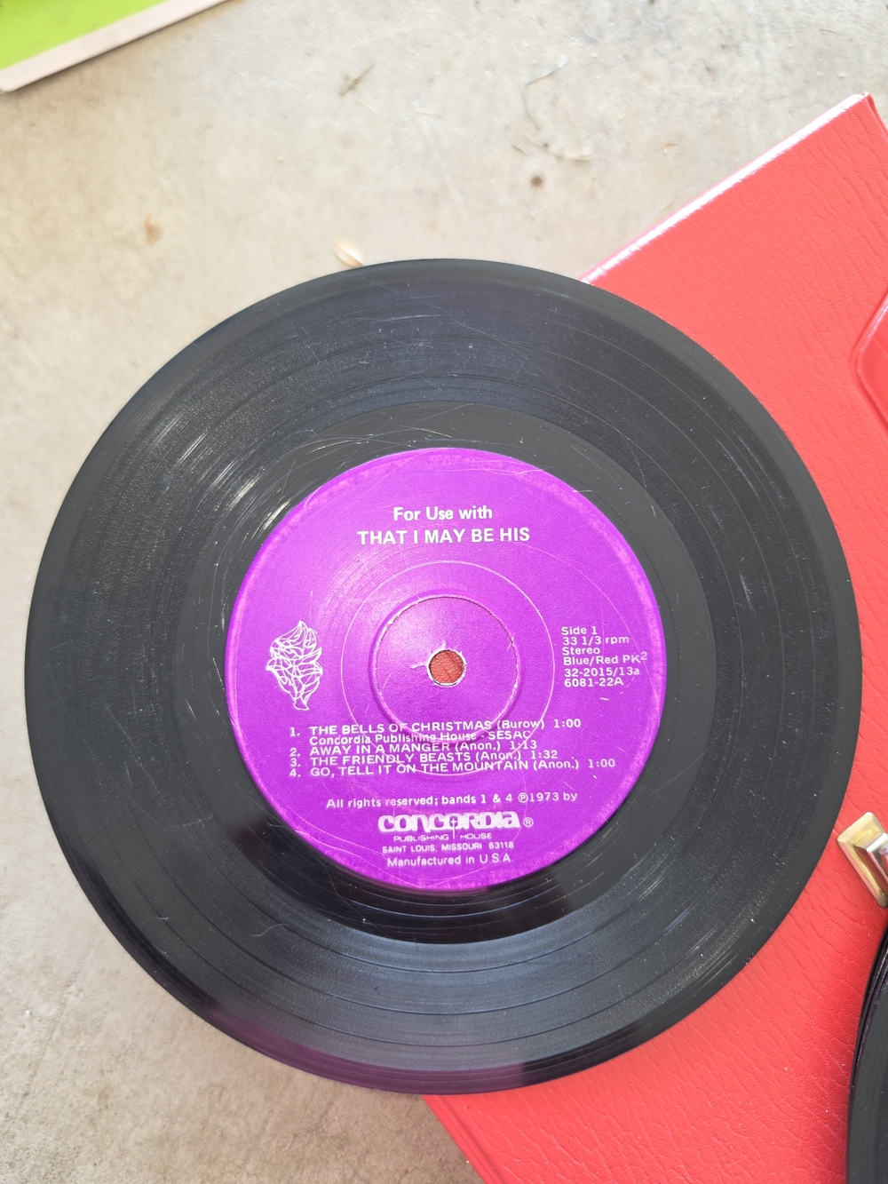 Vintage Concordia Children's Christian Record